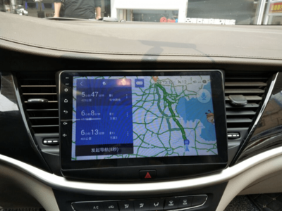 换导航首选-东方启辰4G车联网导航-别克威朗安装中